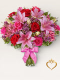 Garden Style Pink Flower - Mixed Blooms Arrangement Nashville Area