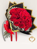 Premium Red Rose Bouquet - Luxury Roses Nashville Delivery