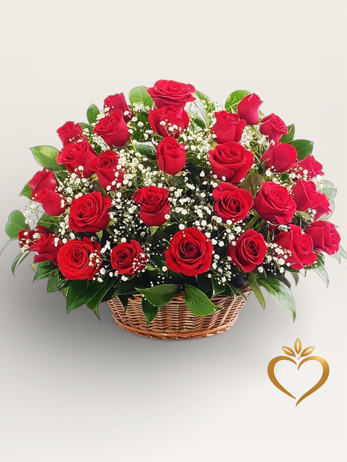Flower - Red Rose and Lily Basket - Mixed Flower Arrangement Nashville ...