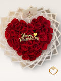 Valentine’s Heart of Red Roses