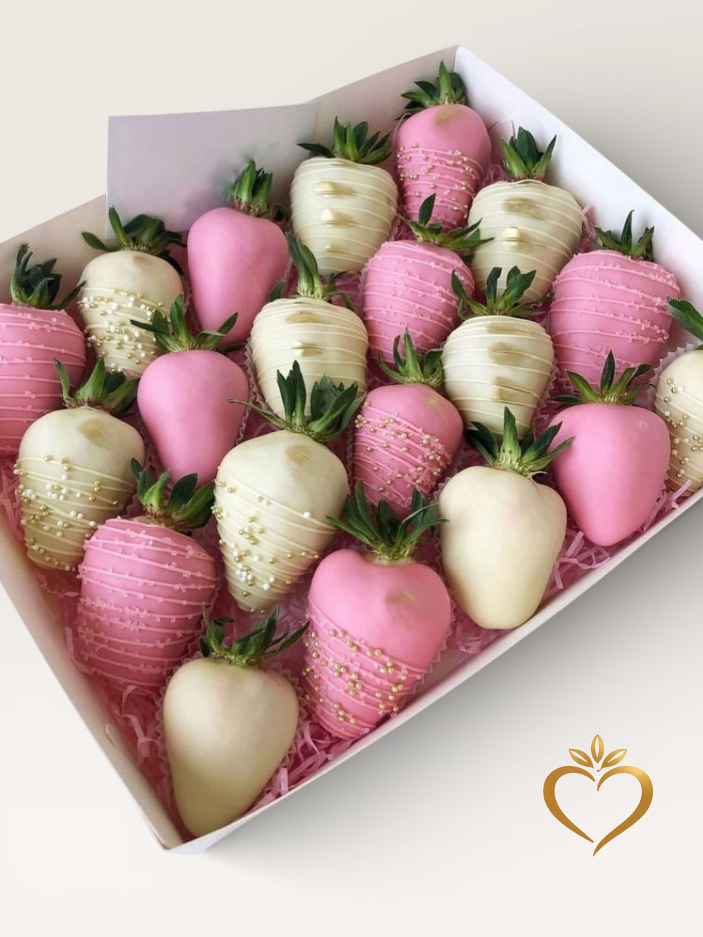 Pink Chocolate Covered Strawberries - Elegant Berry Gift Nashville