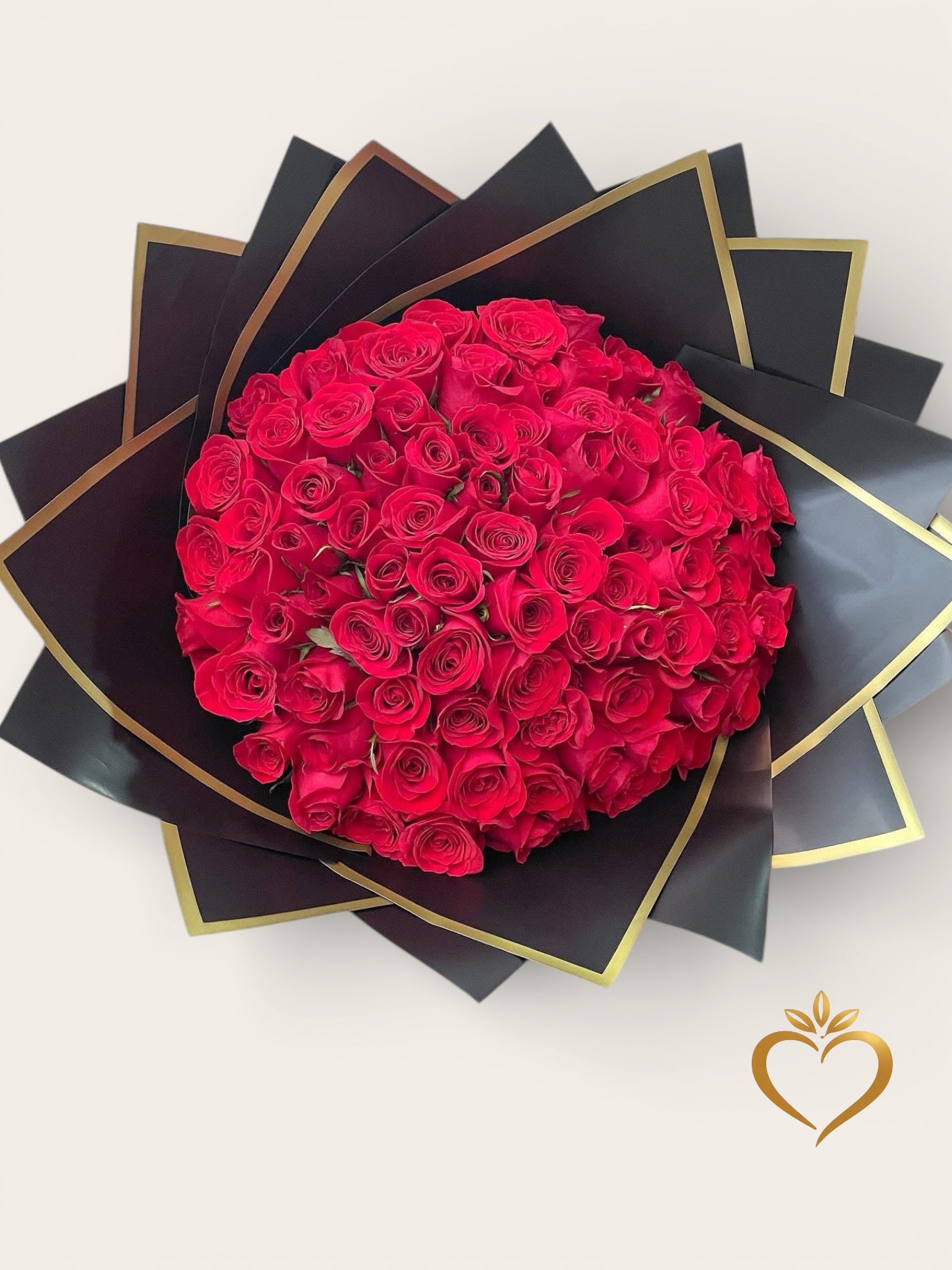 Fancy Roses Premium Long Stem Red Roses - Luxury Rose Bouquet Same Day Delivery Na ...