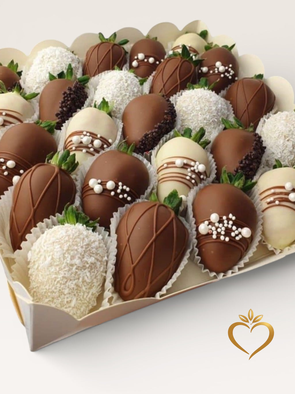 Deluxe Chocolate Strawberry Gift - Nuts & Berries Box Nashville Area
