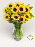 Flower - Fresh Sunflower Arrangement - Bright Sunflower Bouquet Same Day Delivery Nashville
