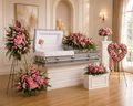 Beautiful Memories Collection - Pink Rose Funeral Collection