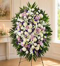 Lavender & White Standing Sympathy Spray