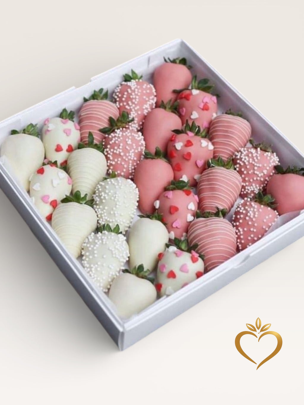 Pink Chocolate Covered Strawberries - Elegant Berry Gift Nashville
