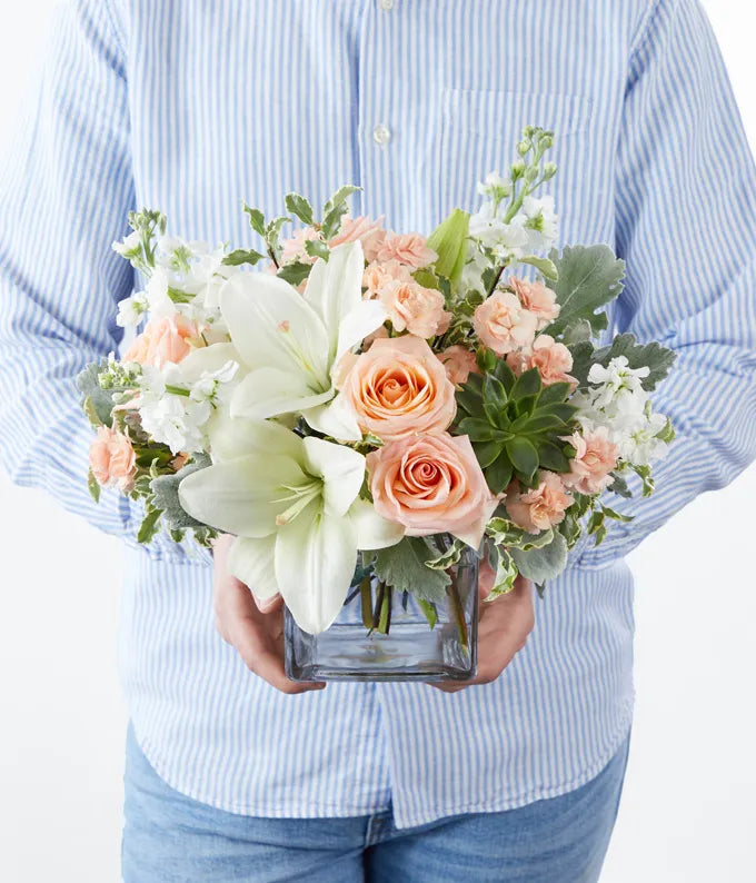 Southern Peach Bouquet -  Flowers Mother’s Day - Delivery Same Day Nashville