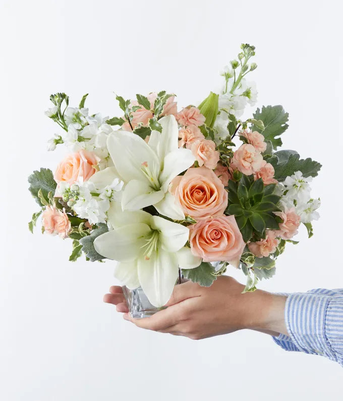 Southern Peach Bouquet -  Flowers Mother’s Day - Delivery Same Day Nashville